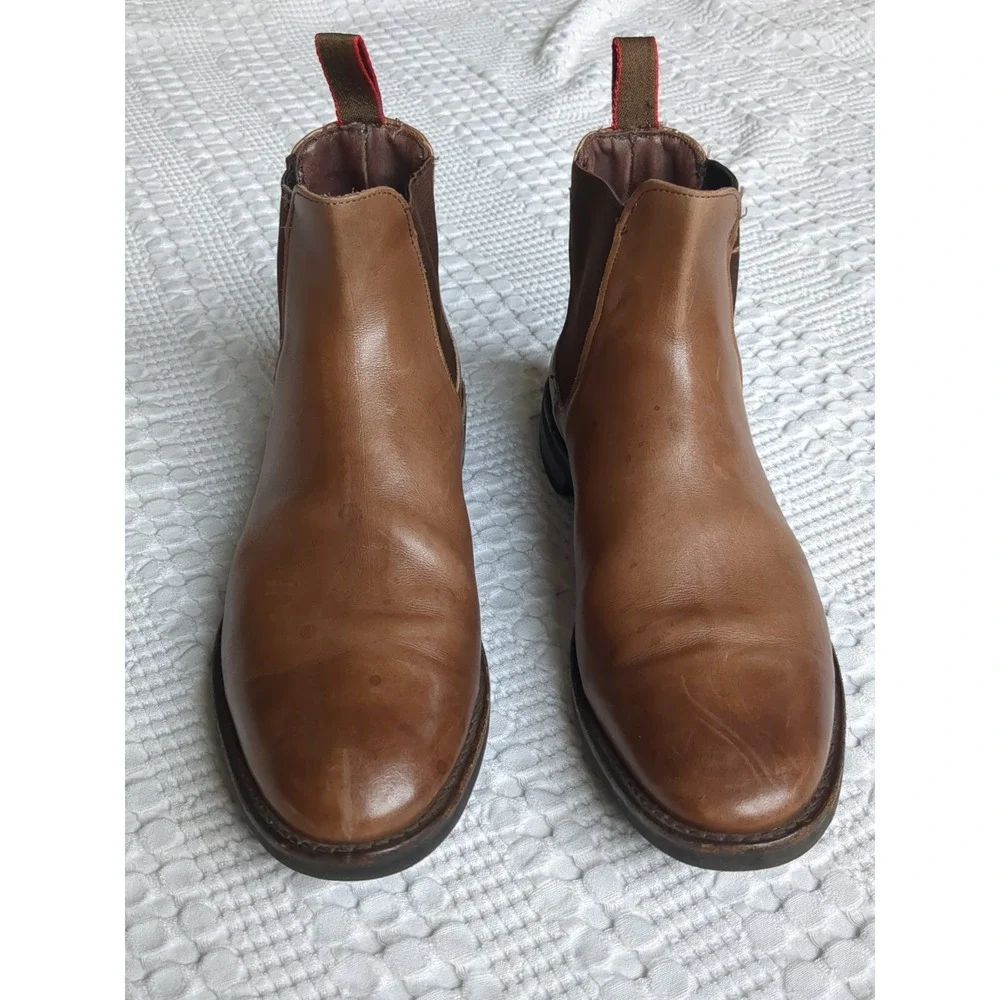 Allen Edmonds Nomad Chelsea Extra Light Boots Featherweight Brown Size 9.5 D